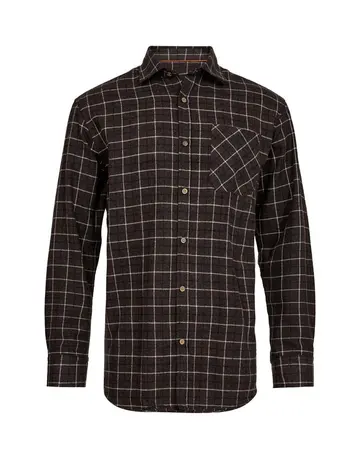 Garant Flannel shirt l/s REGULAR fit Brun