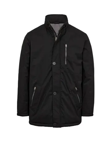 BLACK BLUE CITY COAT REG. FIT 