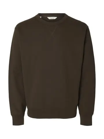 SELECTED SLHRELAXLUKE LS SWEAT CREW NECK 