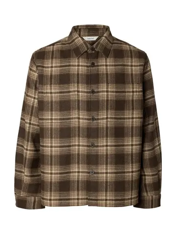 SELECTED SLMOLE-PABLO WOOL BLEND OVERSHIRT N 