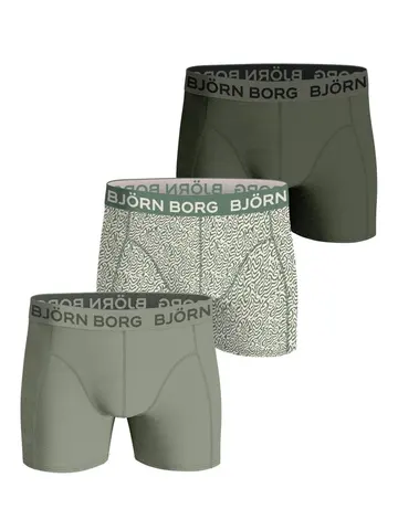 Björn Borg COTTON STRETCH BOXER 3p, MULTIPACK 4 Multi