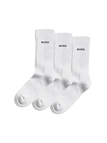 Björn Borg ESSENTIAL CREW SOCK 3p, MULTIPACK 2 Hvid