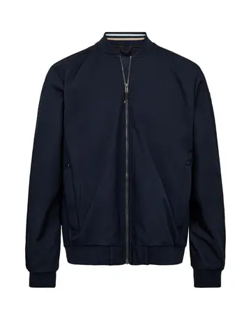 Black Blue Mens tech jacket 
