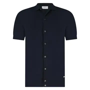 Born With Appetite FULTON KNITTED POLO SS Navy