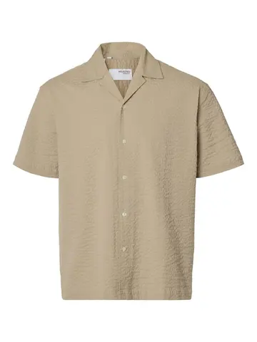 SELECTED SLHRELAXED-ACE SEERSUCKER SS SHIRT 