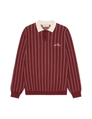 Les Deux Signature Knitted LS Polo 