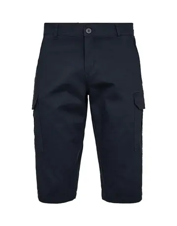 SALT stretch twill cargo capri Navy