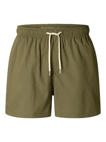 SELECTED SLHCOOPER SEERSUCKER SWIMSHORTS Grøn