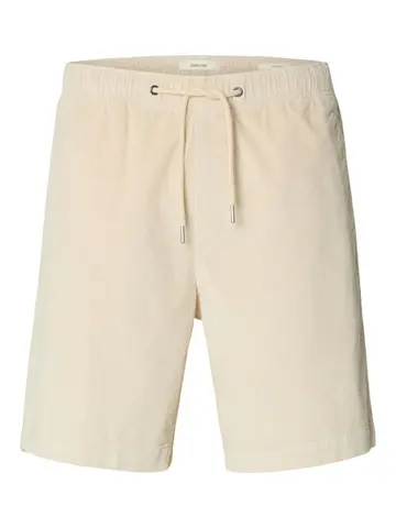 SELECTED SLHREGULAR-JACE CORDUROY SHORTS NOO Grå