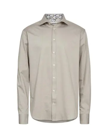 Gino Marcello Knitted shirt l/s modern fitting 