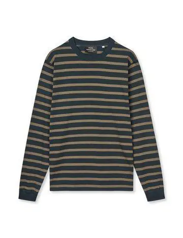 Mads Nørgaard Cotton Jersey Stripe Frode Tee LS 