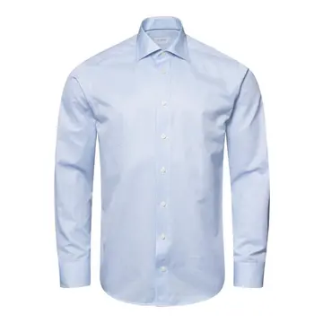 ETON Fine Stripe Signature Twill Shirt / A new version of our Signature Twill shirt. 