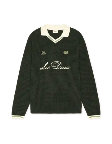 Les Deux Waffle LS Football Jersey 