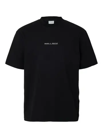 SELECTED SLHRELAXNIC LICENSE SS O-NECK TEE Sort