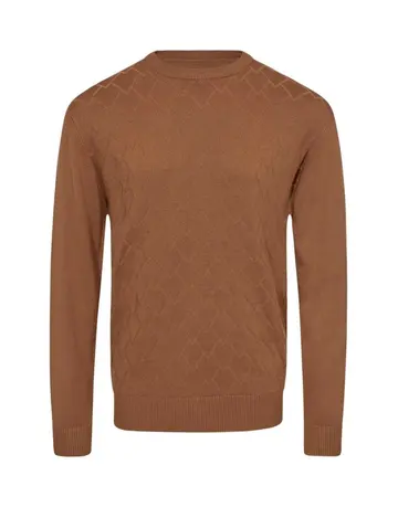 Thomas Regency O-neck regular fit Brun