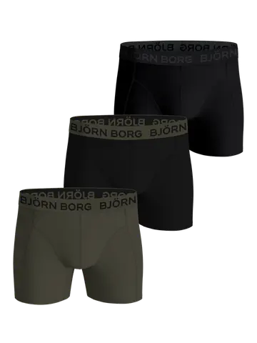 Björn Borg COTTON STRETCH BOXER 3p, MULTIPACK 4 Multi