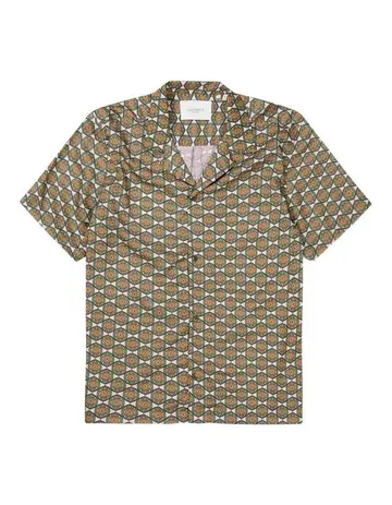 Les Deux Ornament AOP Tencel SS Shirt 