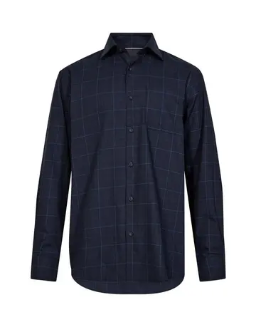 Garant Casual CHECK SHIRT L/S REG. FIT Navy