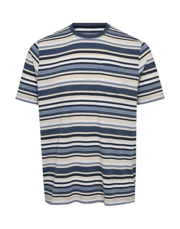 Thomas Regency Mens o-neck reg fit Blå