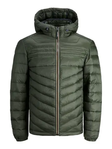 Jack & Jones JJEHERO PUFFER HOOD SN PLS Grøn