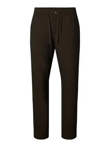 SELECTED SLH196-STRAIGHT ROBERT STRING PANT Brun