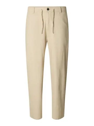 SELECTED SLH220-LOOSE BRODY SUN PANT NOOS Brun