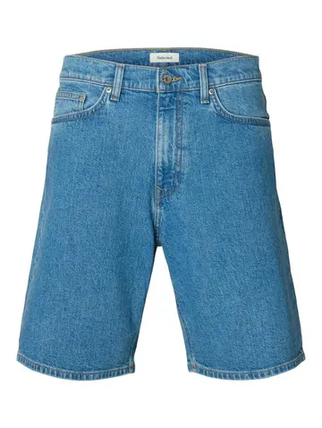 SELECTED SLMREG ALEX L.BLUE 701 DENIM SHORTS Blå