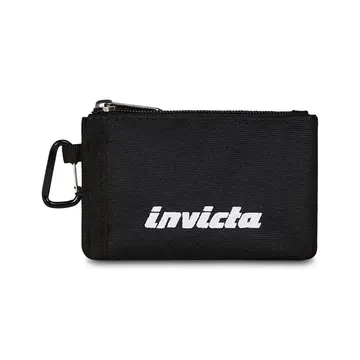 SEVEN INVICTA  Møntpung med karabinhage Sort Sort