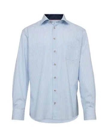 Garant Regular fit l/s shirt Lysblå