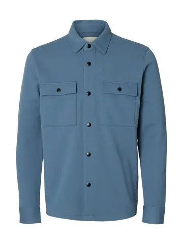 SELECTED SLHJACKIE SWEAT JACKET W NOOS Blå