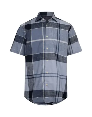 Black Blue Shirt s/s regular fit 