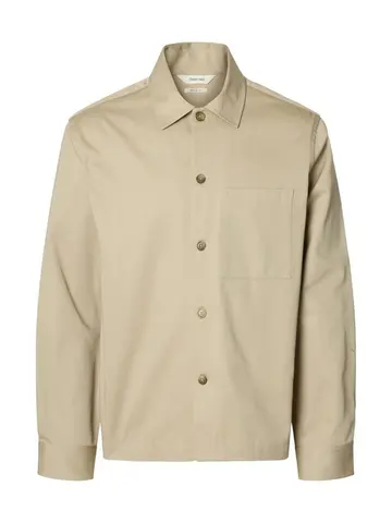 SELECTED SLHTATE HEAVY TWILL OVERSHIRT LS NO 