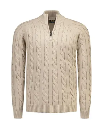 New Zealand Auckland PULLOVER HALF ZIP beige