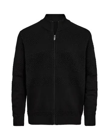 Thomas Regency Sailor cardigan regular fit Sort