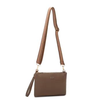 Lycke Alma Clutch Taupe Kunstlæder 