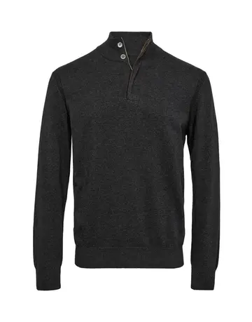 Garant Signatur Stand up collar modern fit Mørkgrå