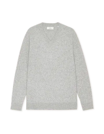Les Deux Melange V-Neck Knit 