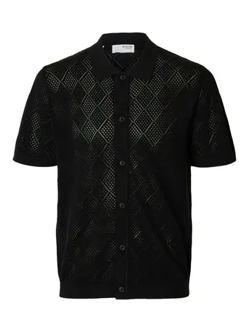 SELECTED SLHARCO SS KNIT STRUCTURE POLO CARD 