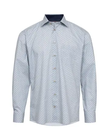 Garant Regular fit l/s shirt Lysblå