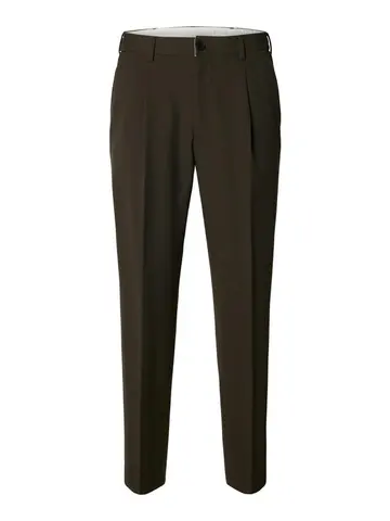 SELECTED SLM190-REG TAPERED FINN FLEX PANTS Brun
