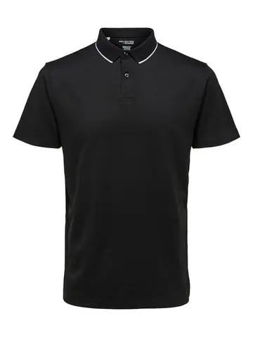 SELECTED SLHLEROY COOLMAX SS POLO B NOOS Sort