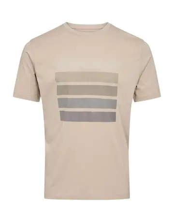 Thomas Regency O-neck t-shirt regular fit lysbrun