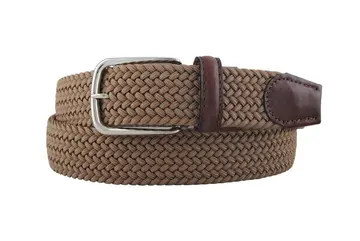 Bosswik 6806/35  Belt, Sand ribbon lysbrun