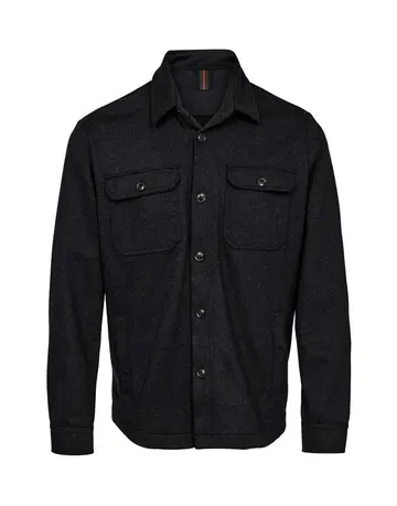 Garant Mens shirt jacket modern fit Grå