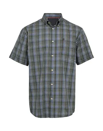 Thomas Regency Reg. fit s/s shirt Grøn