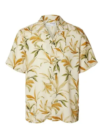 SELECTED SLHREGNOA MIX SHIRT SS RESORT 