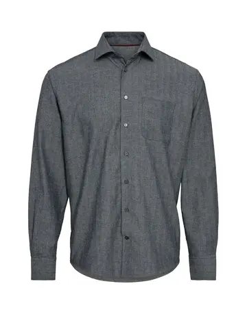 Black Blue Shirt l/s regular fit 