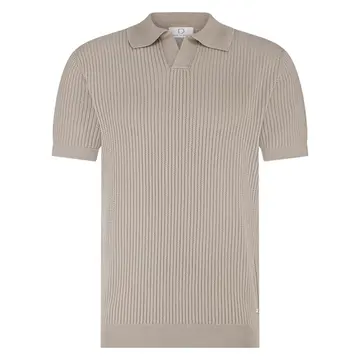 Born With Appetite RICHARD KNITTED POLO SS HALFZIP 