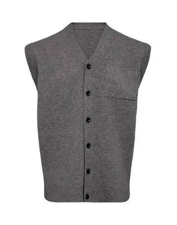 GARANT SIGNATUR WAISTCOAT MODERN FIT Grå