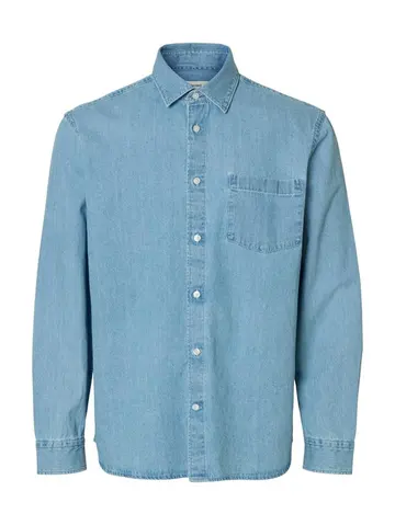 SELECTED SLHREGCARLO DENIM LS SHIRT NOOS 